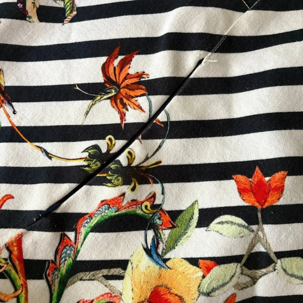 Camilla Beach Hobo Joie de vivre Large Carry All Embellished Floral Striped